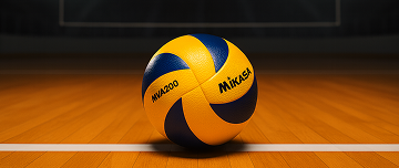 Ilustracija odbojkarske vstopnice